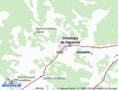 MICHELIN Salomón González Blanco map - ViaMichelin