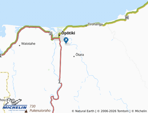 Mapa MICHELIN Ōtara - ViaMichelin