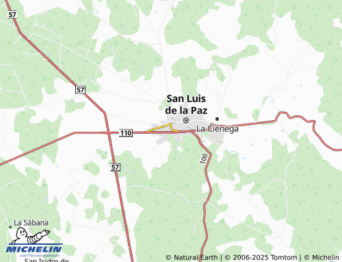 MICHELIN Jardines de San Ignacio map - ViaMichelin