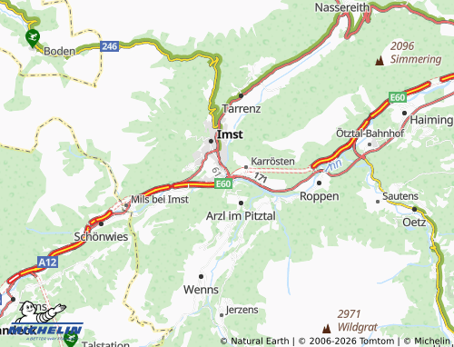 Mapa MICHELIN Brennbichl - ViaMichelin