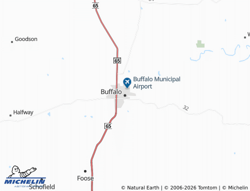 Mappa MICHELIN Buffalo - ViaMichelin