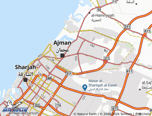 MICHELIN Rawdha 3 map - ViaMichelin