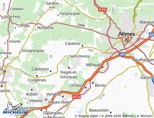 Kaart MICHELIN Langlade - ViaMichelin