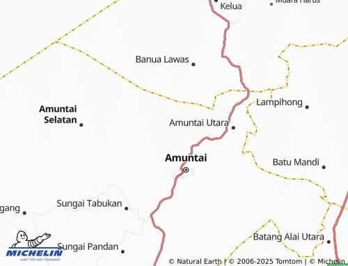 Mapa MICHELIN Sungai Limas - ViaMichelin