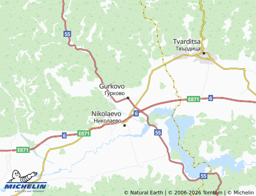 Mapa MICHELIN Gurkovo - ViaMichelin