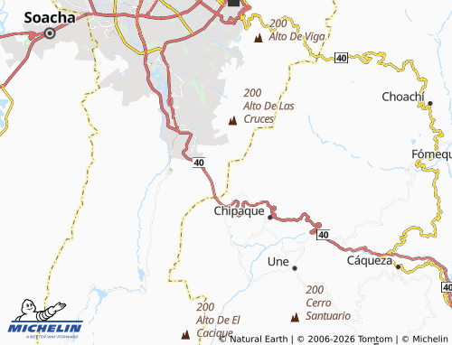 MICHELIN El Bosque Sur Oriental map - ViaMichelin
