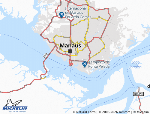 Mapa MICHELIN Praça Quatorze de Janeiro - ViaMichelin