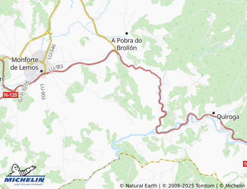 MICHELIN Liñares (San Cosme) map - ViaMichelin