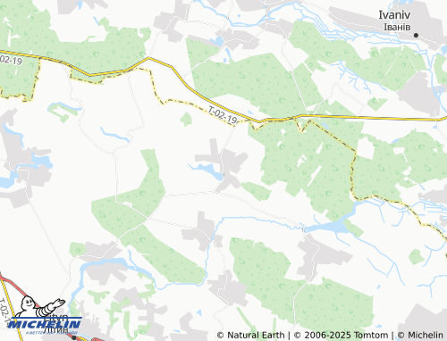 MICHELIN Bruslyniv map - ViaMichelin