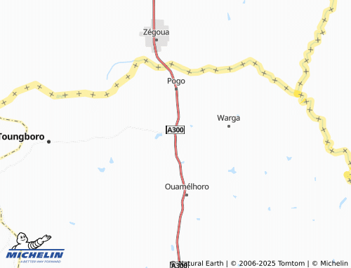 MICHELIN Koronani map - ViaMichelin