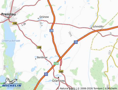 MICHELIN Falkenwalde map - ViaMichelin