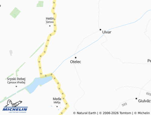 MICHELIN Otelec map - ViaMichelin
