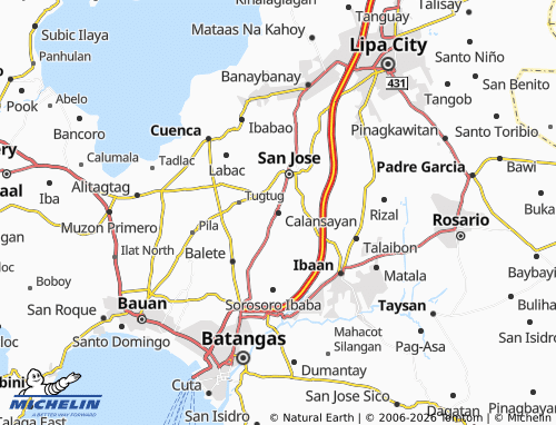 MICHELIN Calansayan map - ViaMichelin
