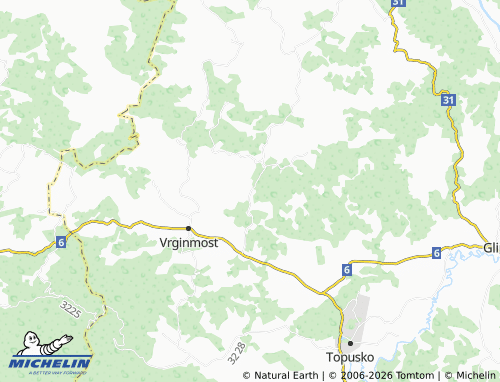 Mapa MICHELIN Kozarac - ViaMichelin