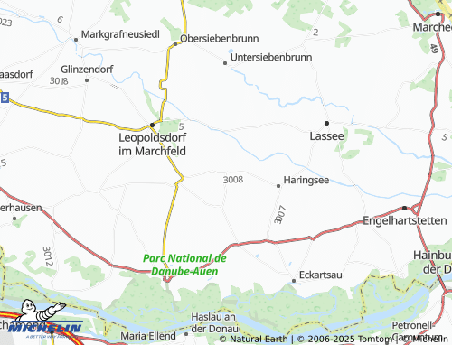 MICHELIN Fuchsenbigl map - ViaMichelin