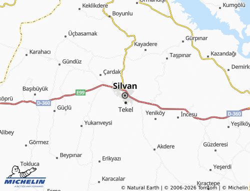 MICHELIN-Landkarte Silvan - ViaMichelin