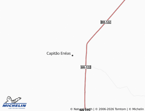 Mapa MICHELIN Capitão Enéas - ViaMichelin
