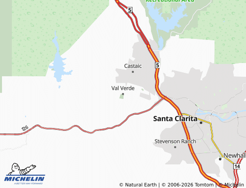 Mappa MICHELIN Val Verde - ViaMichelin