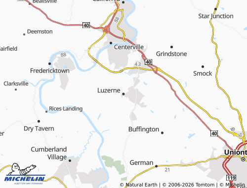 Mappa MICHELIN Luzerne - ViaMichelin