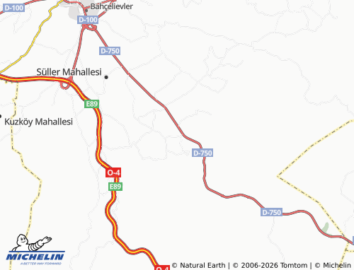 Mapa MICHELIN Yenecik - ViaMichelin