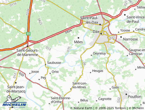 Carte MICHELIN Taston - ViaMichelin