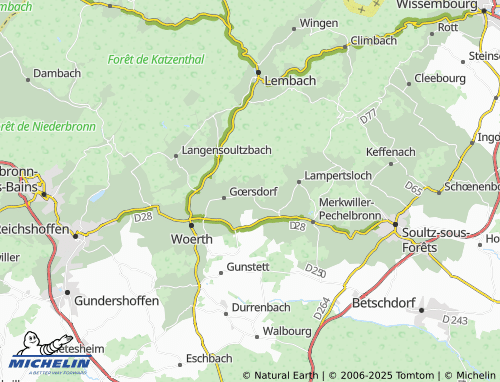 Mapa MICHELIN Mitschdorf - ViaMichelin
