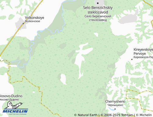 MICHELIN-Landkarte Volosovo-Zvyagino - ViaMichelin