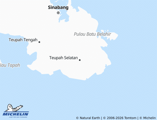 MICHELIN Trans Baru map - ViaMichelin