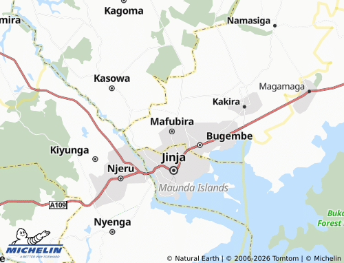 MICHELIN Mafubira map - ViaMichelin