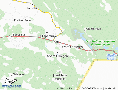 MICHELIN Lázaro Cárdenas map - ViaMichelin
