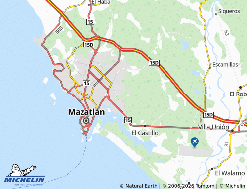Mapa MICHELIN Canaco Servitur - ViaMichelin