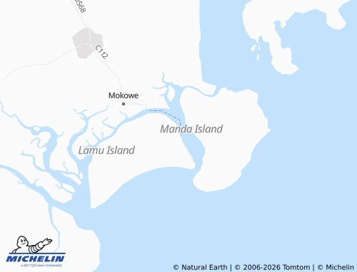 MICHELIN Lamu map - ViaMichelin