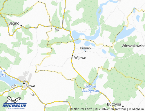MICHELIN Wijewo map - ViaMichelin