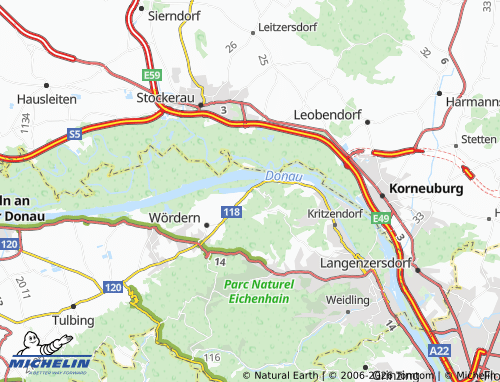 MICHELIN Greifenstein map - ViaMichelin