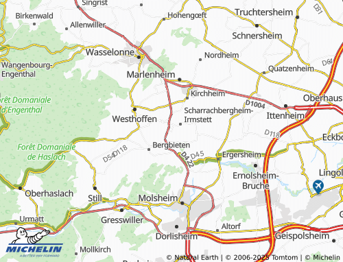 Mapa MICHELIN Irmstett - ViaMichelin