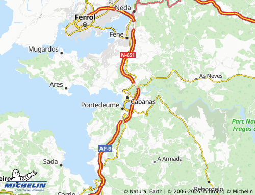 Mapa MICHELIN Cabanas (Santo André) - ViaMichelin