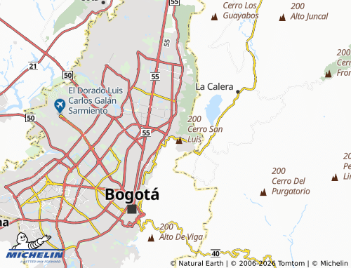 Mappa MICHELIN Páramo III Rural - ViaMichelin