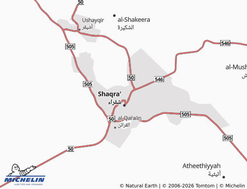 MICHELIN Al Dirah map - ViaMichelin