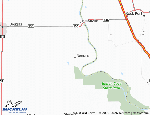 Mapa MICHELIN Nemaha - ViaMichelin