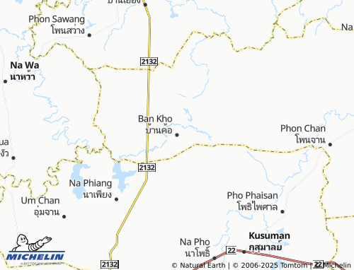 MICHELIN Ban Kho map - ViaMichelin
