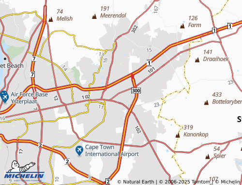 MICHELIN Stikland Hospital map - ViaMichelin