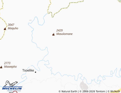MICHELIN Khubetsoana map - ViaMichelin