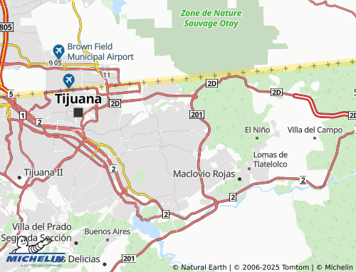 MICHELIN Unidad Villa Fontana map - ViaMichelin
