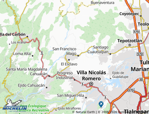 MICHELIN Barrio de La Luz map - ViaMichelin