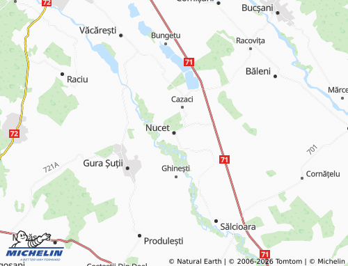 Mappa MICHELIN Nucet - ViaMichelin