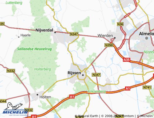 MICHELIN Zuna map - ViaMichelin