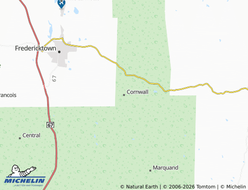 Mapa MICHELIN Cornwall - ViaMichelin
