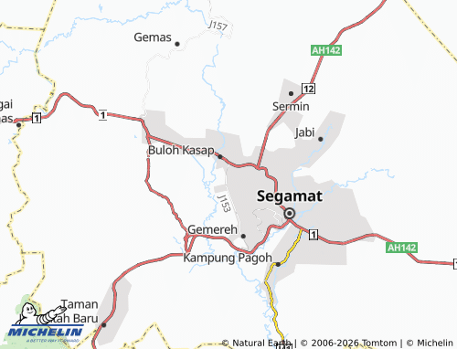 MICHELIN Taman Seruling map - ViaMichelin