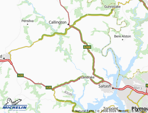 Carte MICHELIN Pillaton - ViaMichelin