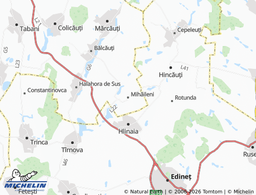 Mappa MICHELIN Mihăileni - ViaMichelin
